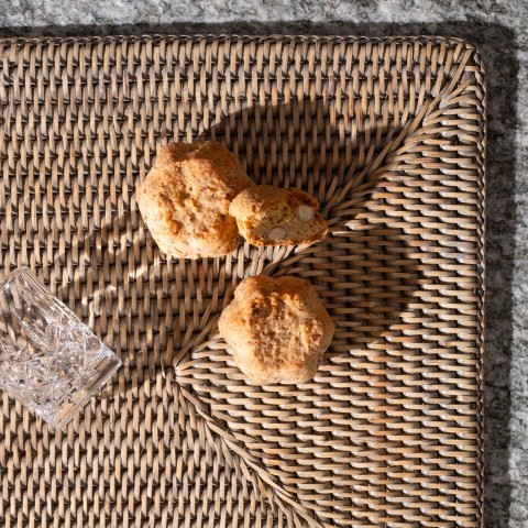Calamus Raw - 2 Rattan Rectangular Placemats