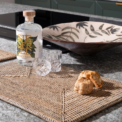 Calamus Raw - 2 Rattan Rectangular Placemats