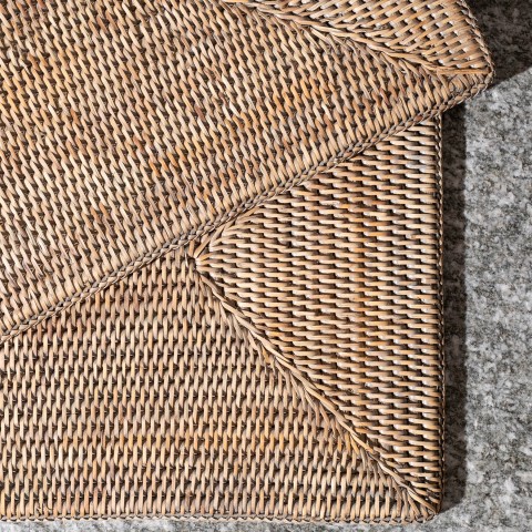 Calamus Raw - 2 Rattan Rectangular Placemats