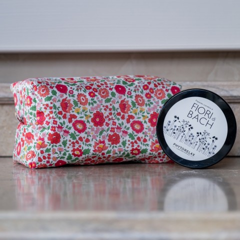 Liberty Danjo Rosso - Liberty London Fabric Wash Bag
