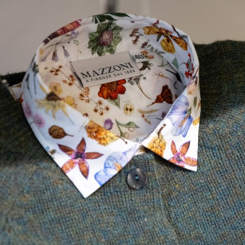 Liberty Floral Eve - Woman Shirt in Liberty London Fabric