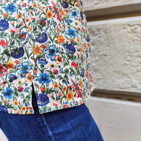 Liberty Rachel - Woman Shirt in Liberty London Fabric