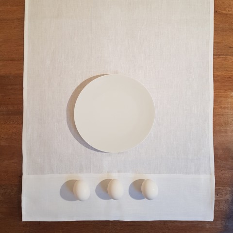 Puro Lino - White Pure Linen Table Runner